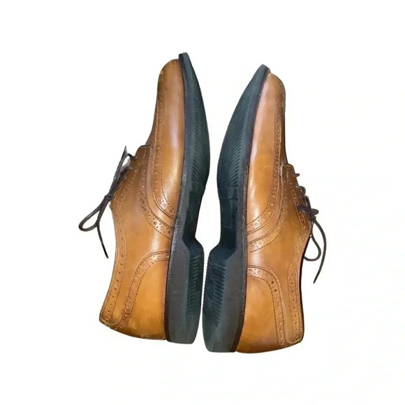 Allen Edmonds Road Warrier Wingtip Derby Brown Leather Shoes Size 9.5 B main image 5
